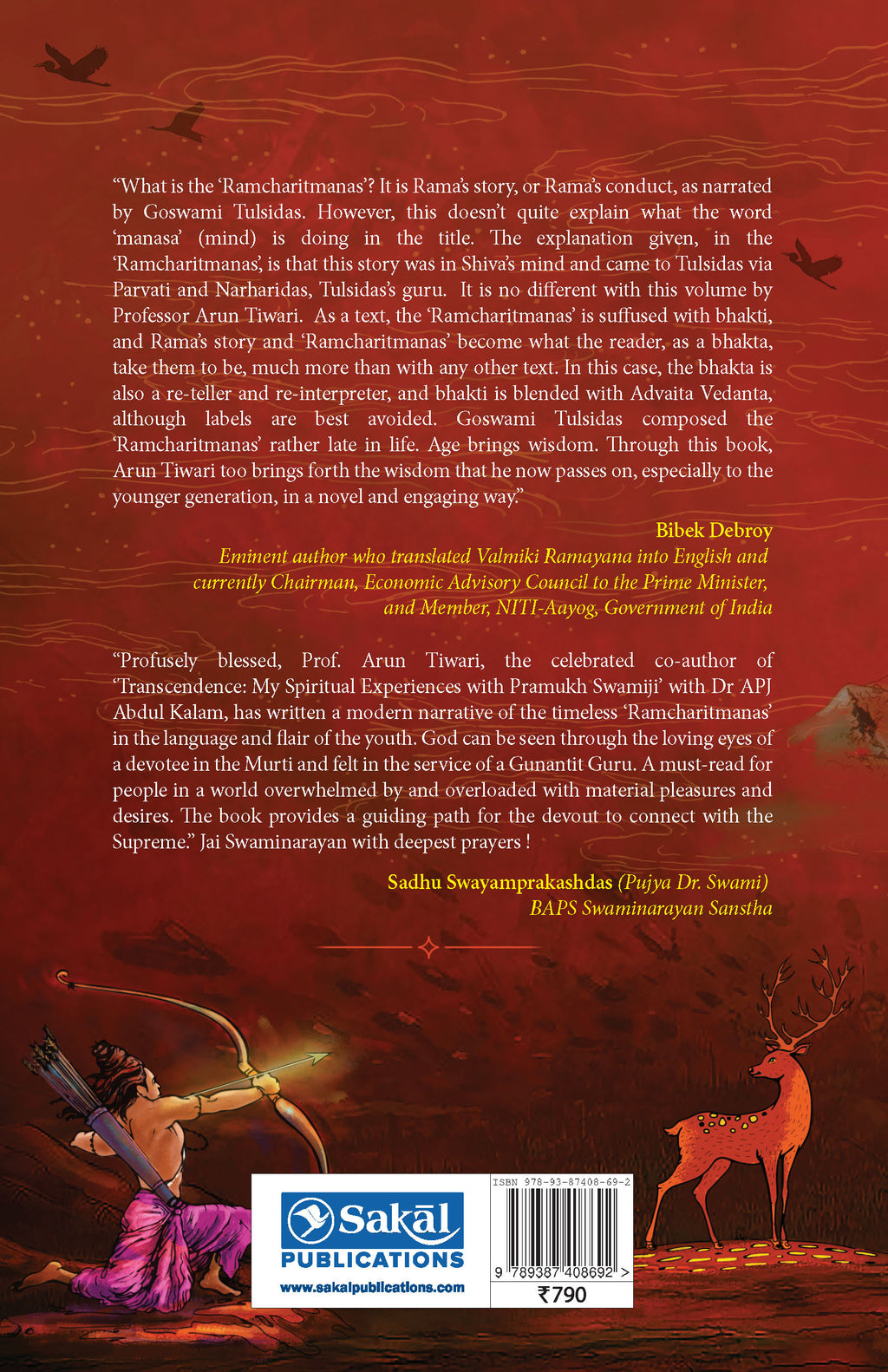 A Modern Interpretation of Goswami Tulsidas’s RAMCHARITMANAS (Paperback – 2019) by Arun Tiwari