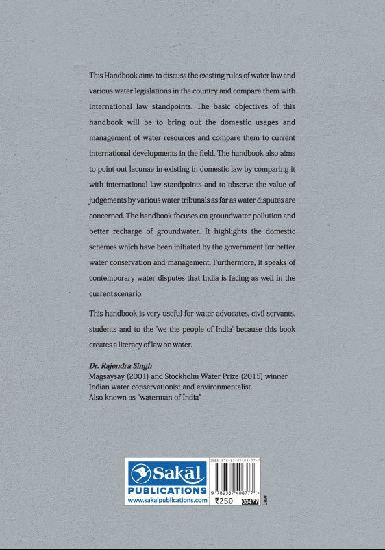 Handbook on Water Law