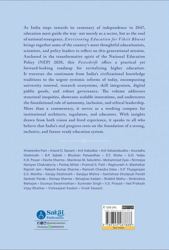 Envisioning Education for Viksit Bharat