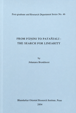 From Pāṇini to Patañjali