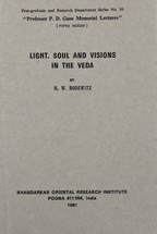 Light, Soul and Visions in the Veda