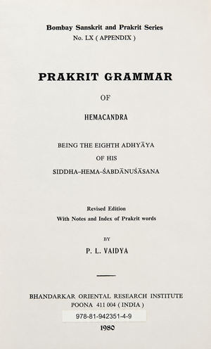 Prakrit Grammar